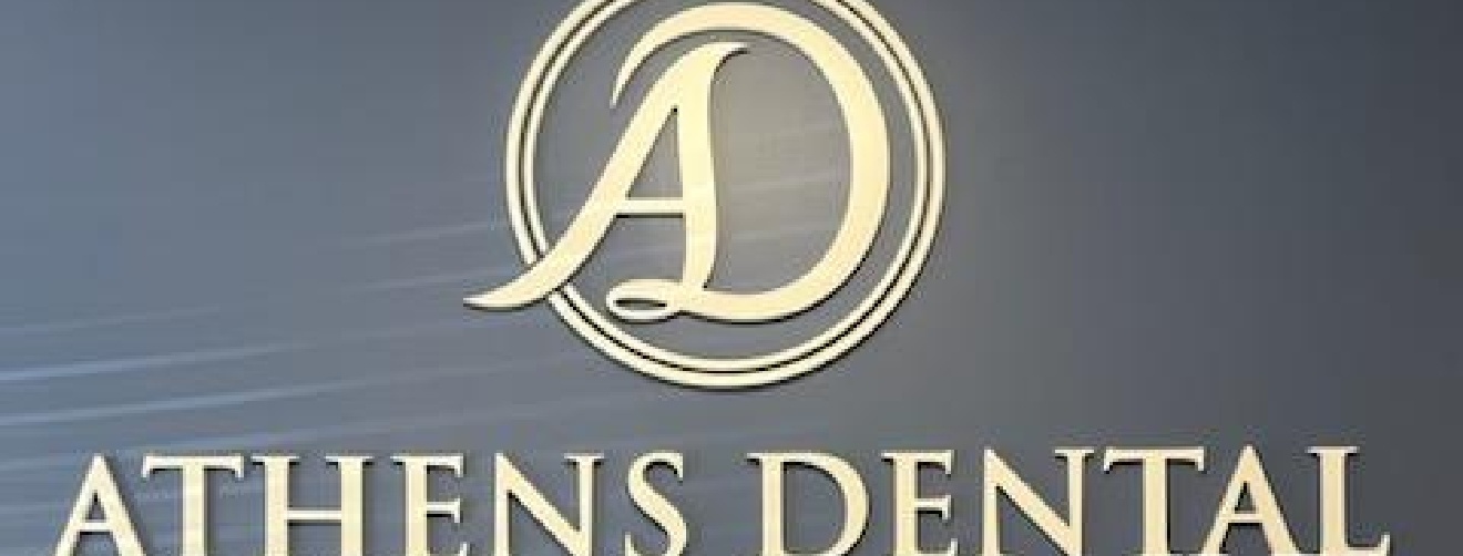 Athens Dental Associates sign and logo